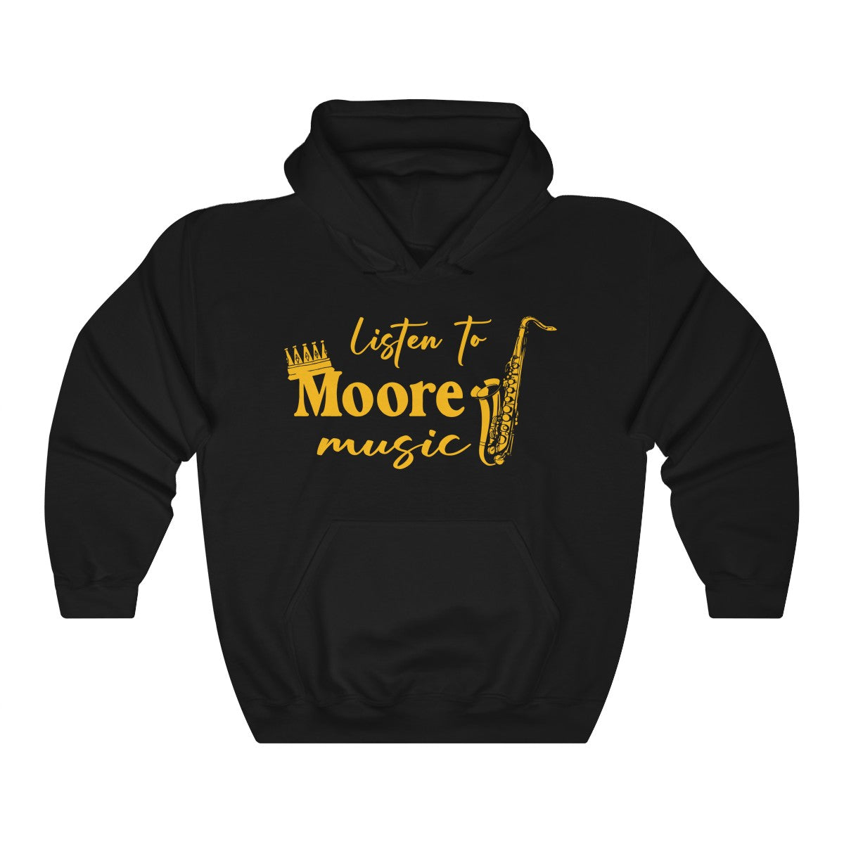 Moore Music front and back design Hoodie