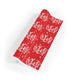 Eat, Drink Red Wrapping Paper(Double Sided)