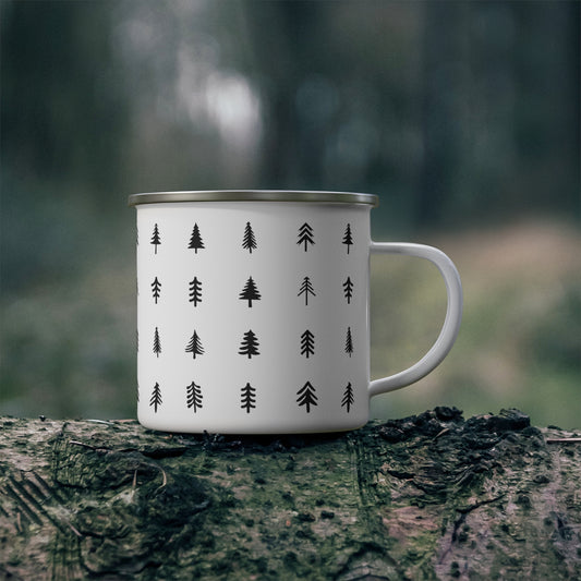 TREES! Enamel Camping Mug * Plant One Tree