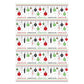 Celebrate We Will Red Wrapping Paper (Double Sided)