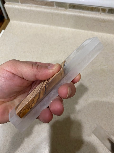 Jerusalem Olive Wood Mezuzahs