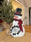 Celebrate We Will Snowman Table Top Decor