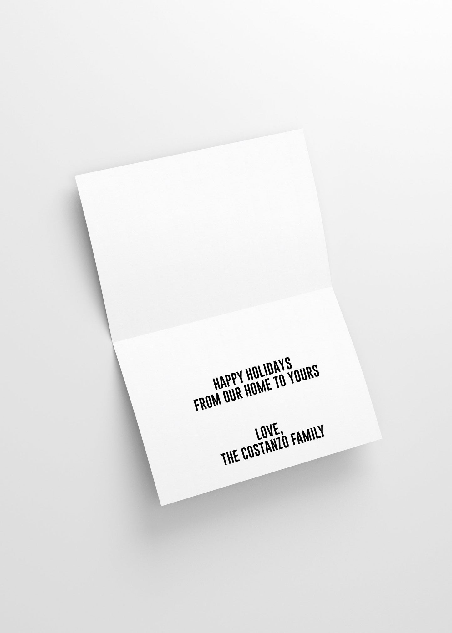 Words To Live By 5x7 Christmas Card 6 Pack