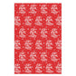 Eat, Drink Red Wrapping Paper(Double Sided)