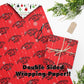 Celebrate We Will Red Wrapping Paper (Double Sided)