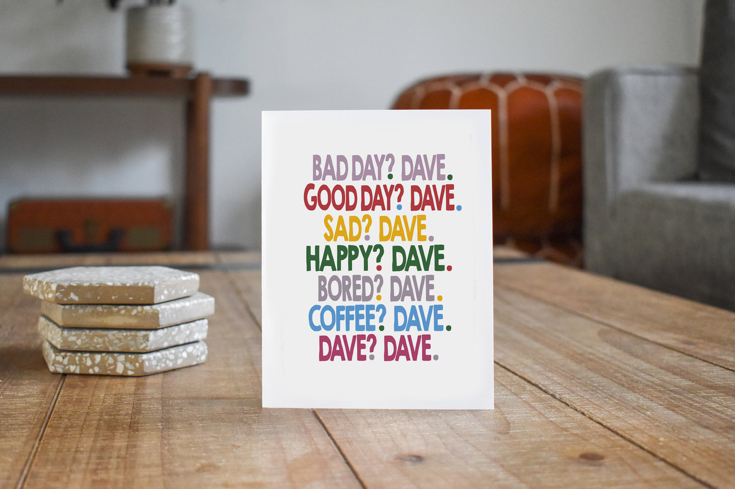 Bundle of 4 Dave. Cards