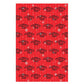 Celebrate We Will Red Wrapping Paper (Double Sided)