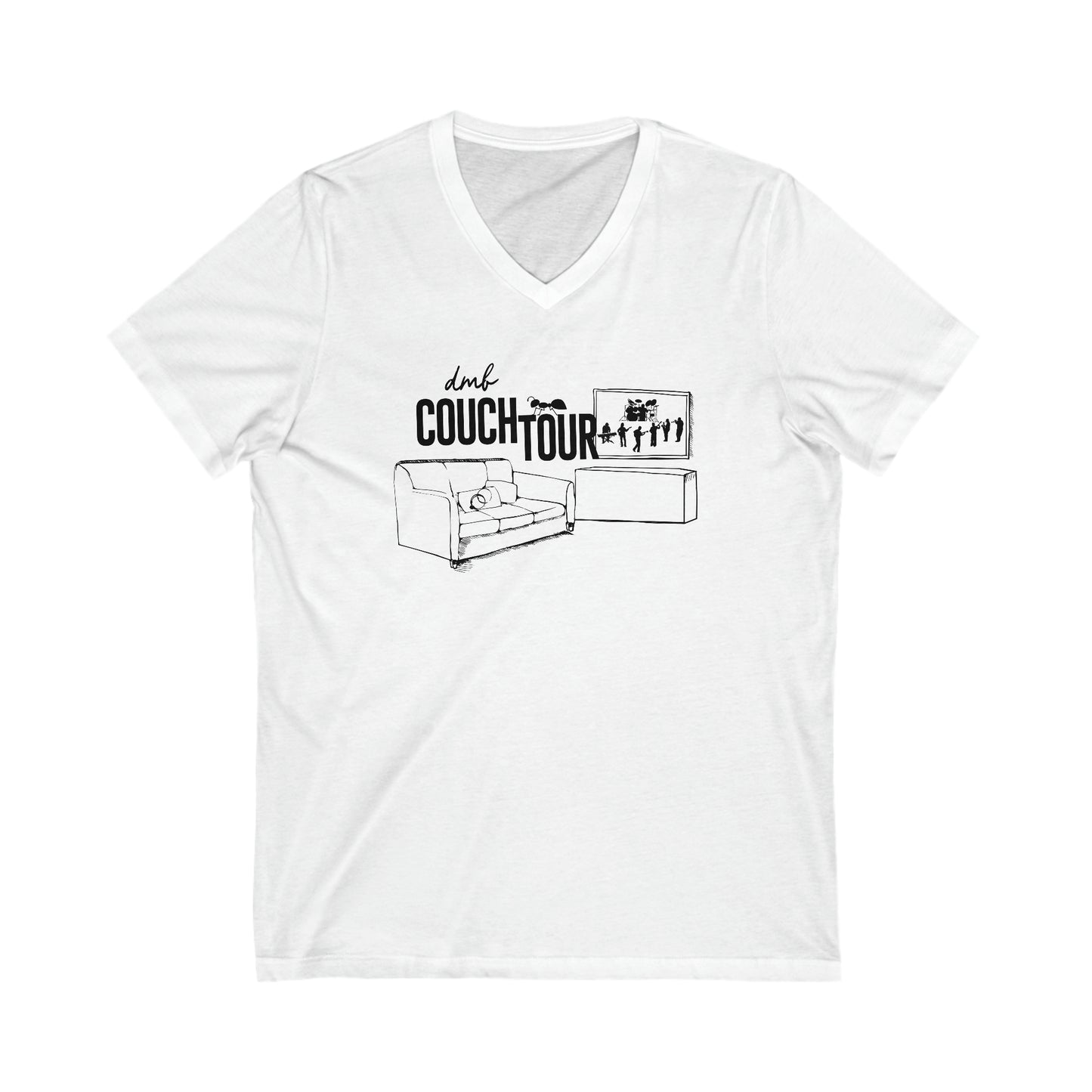 Couch Tour TV Unisex V Neck Tee