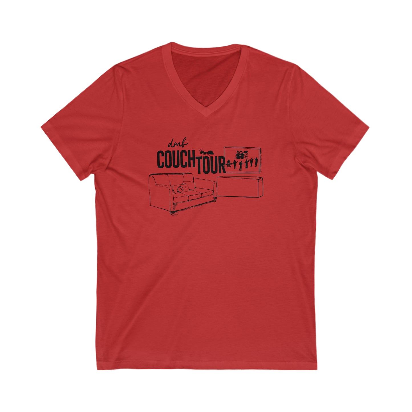 Couch Tour TV Unisex V Neck Tee