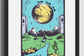 Tarot Cards Walk Around The Moon Art Print