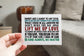 Words To Live By 5x7 Christmas Card 6 Pack