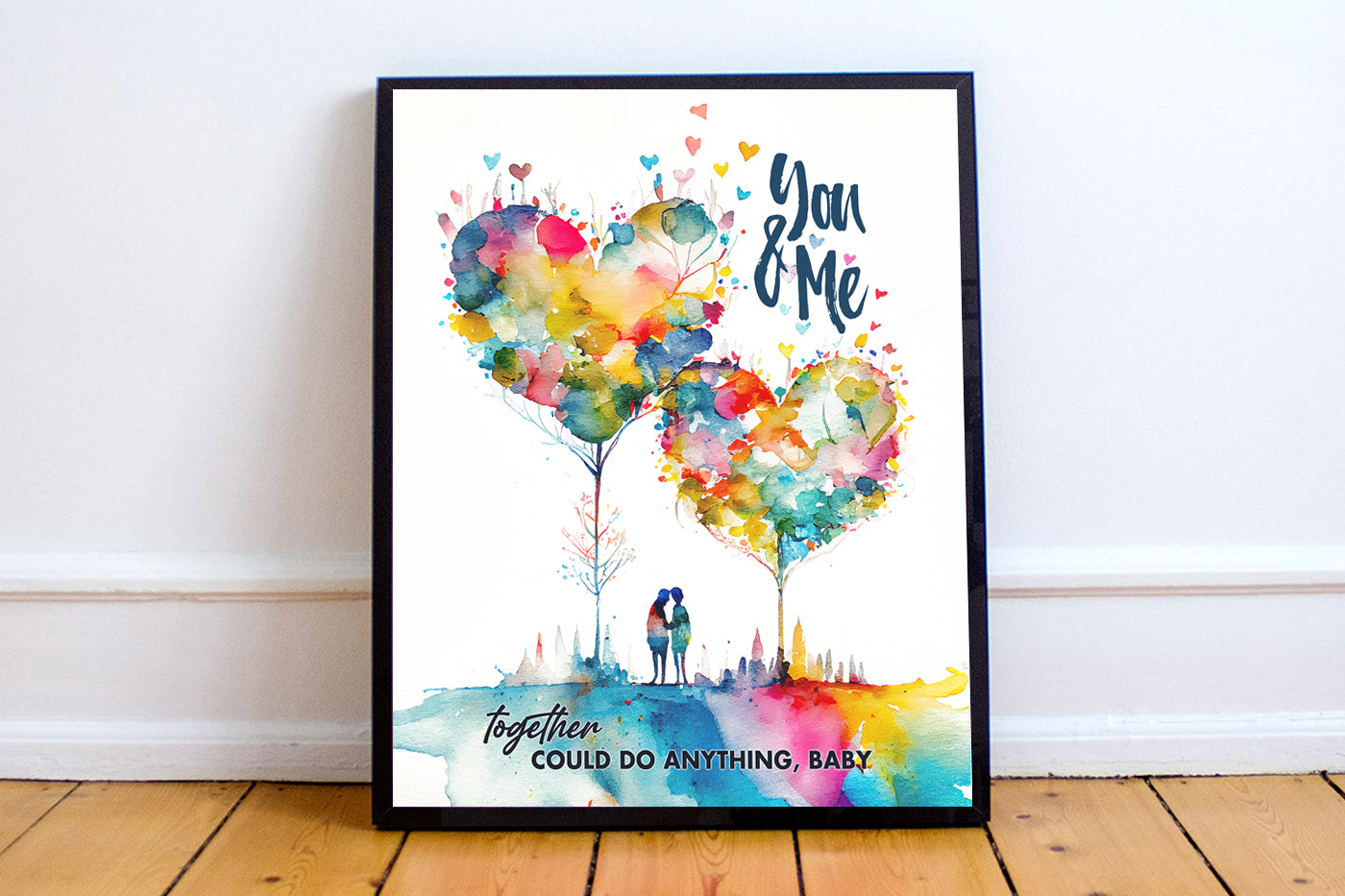 You and Me Watercolor