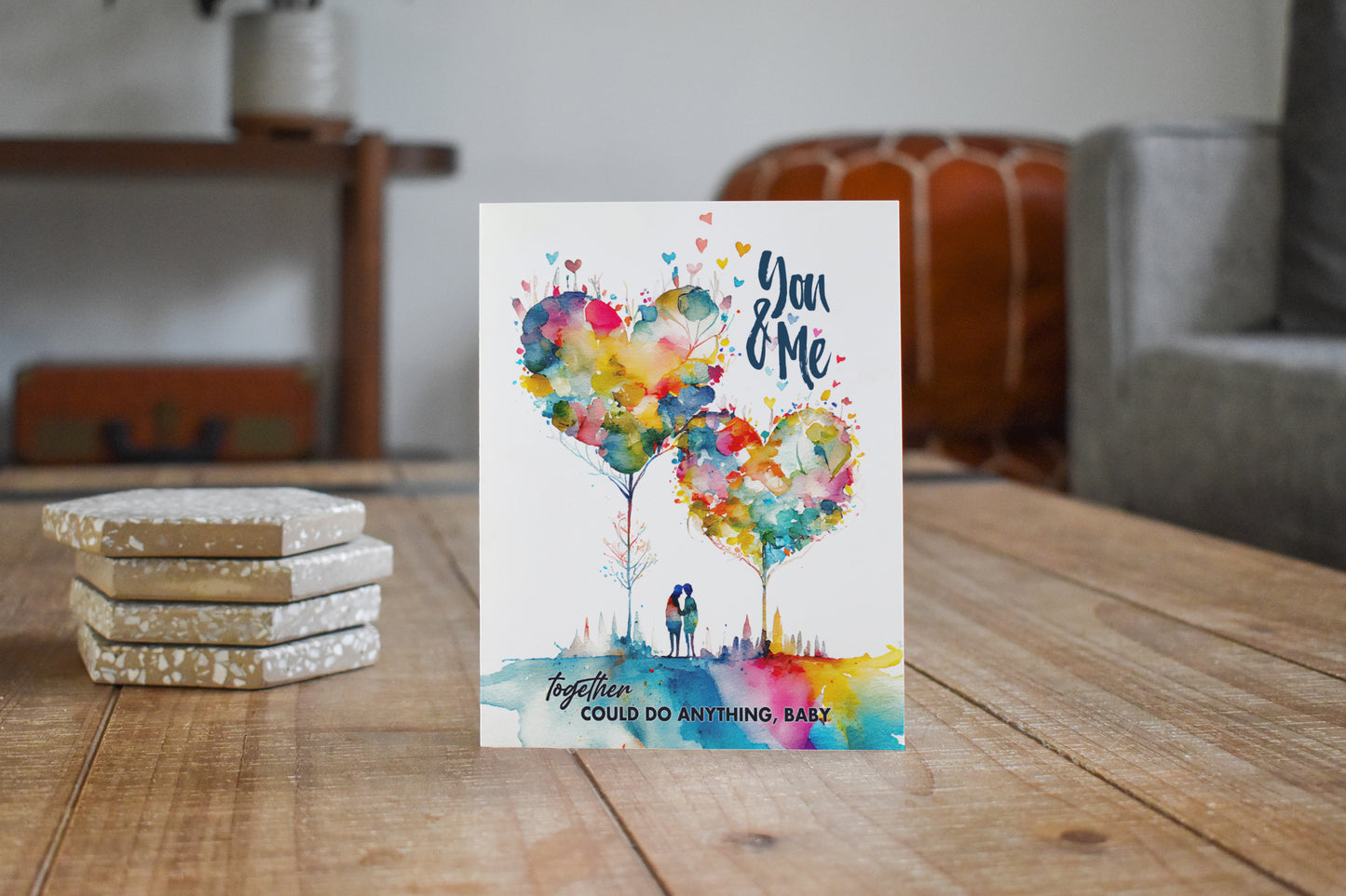 You And Me Greeting Card