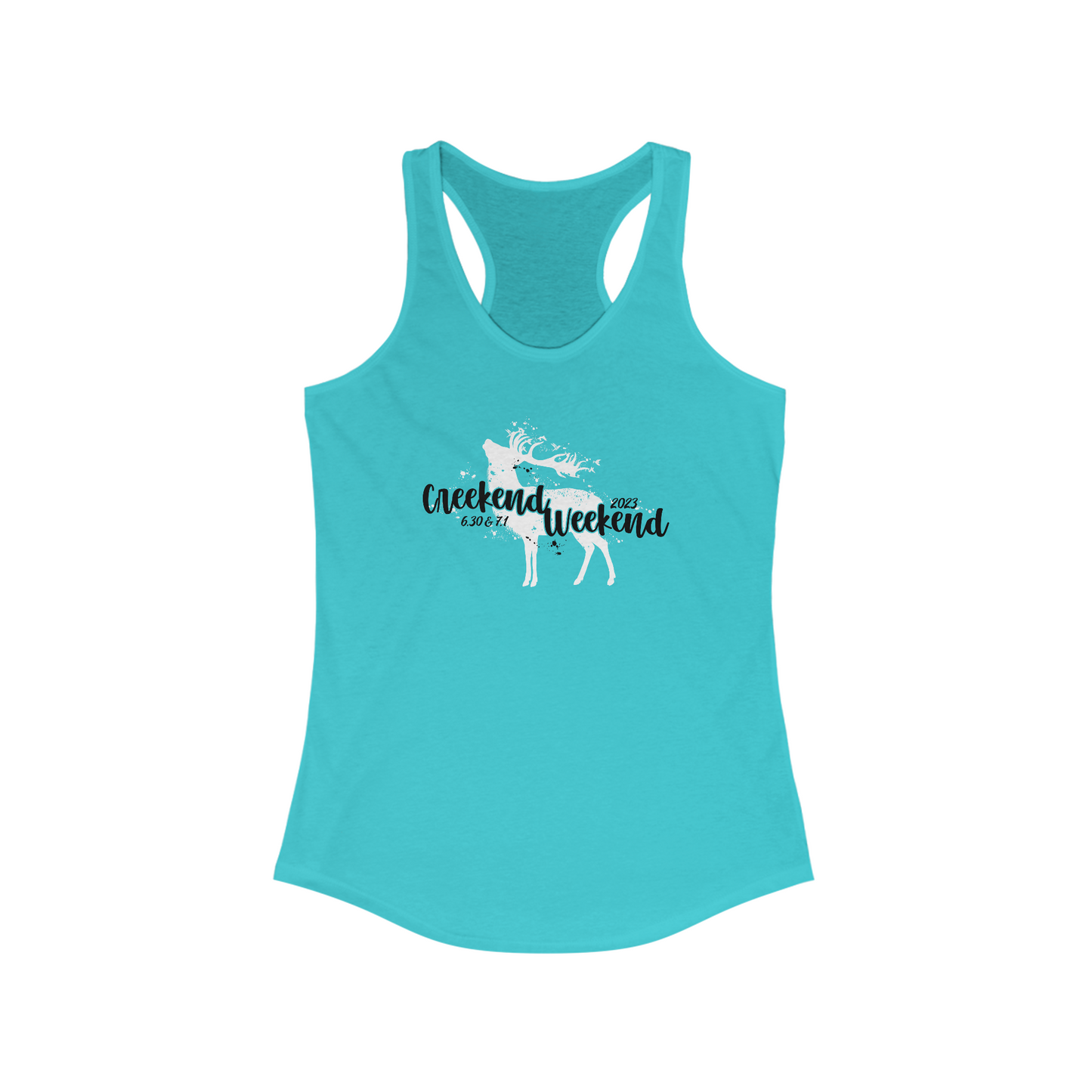 Creekend Weekend Flowers 2023 Tank Top w/set list