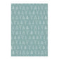 Eat Drink Teal Wrapping Paper (Double Sided)