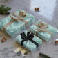 Eat Drink Teal Wrapping Paper (Double Sided)