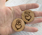 Custom Cherry Wood  AA  Anniversary Medallion For