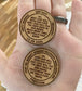 Custom Cherry Wood  AA  Anniversary Medallion For