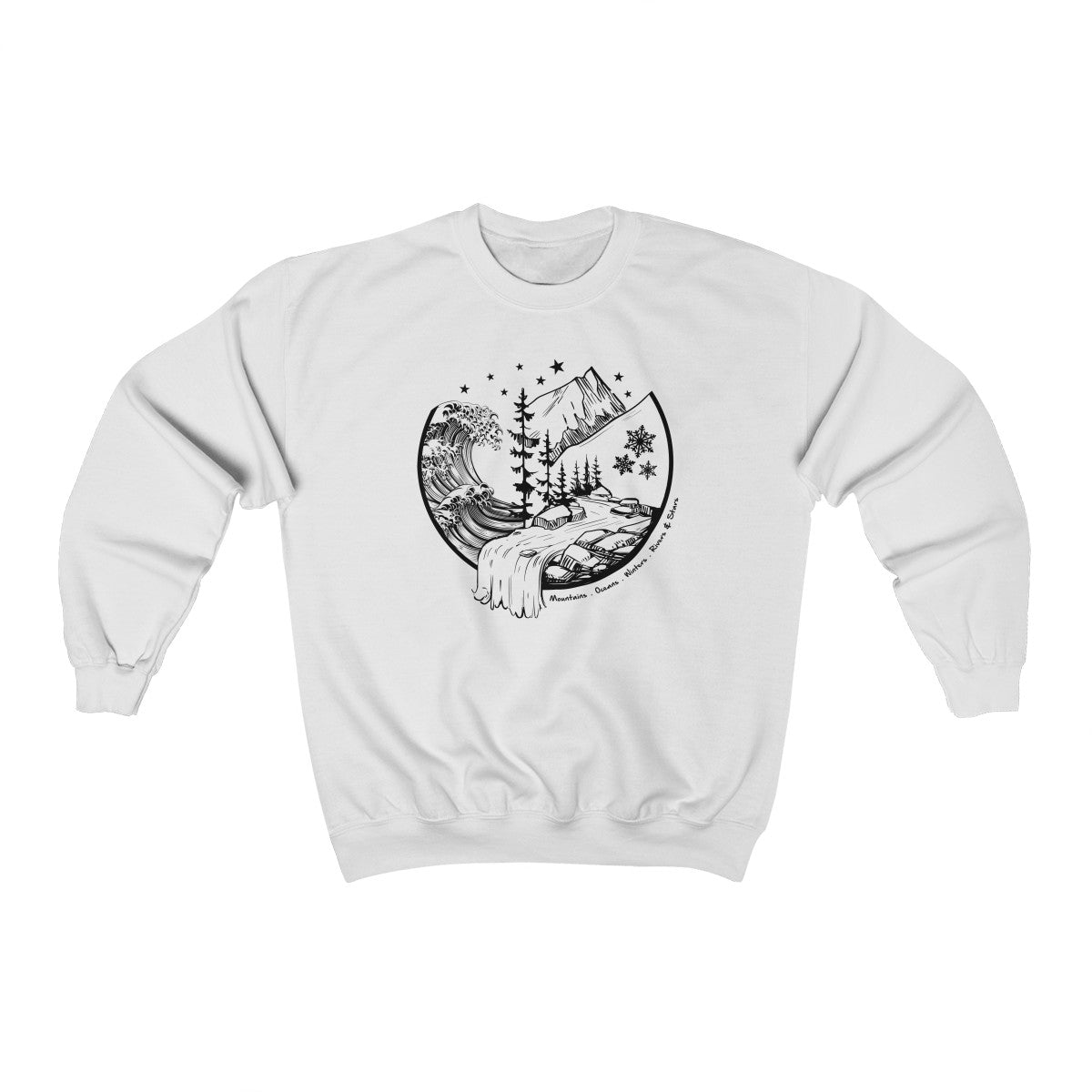 Mountains & Oceans Crewneck Sweatshirt