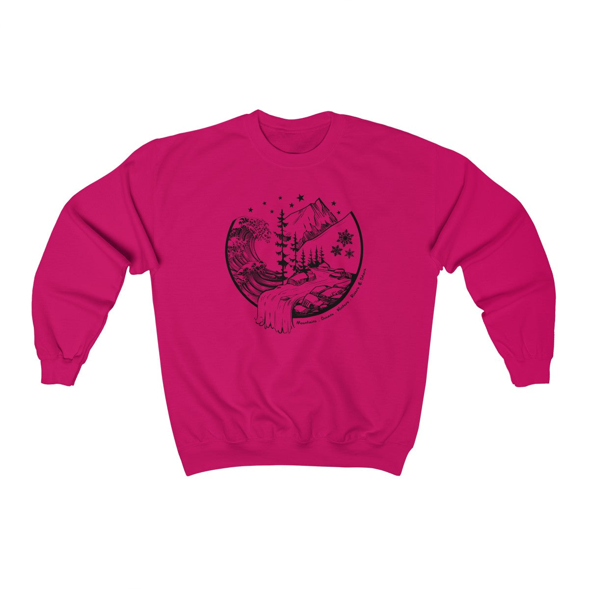 Mountains & Oceans Crewneck Sweatshirt