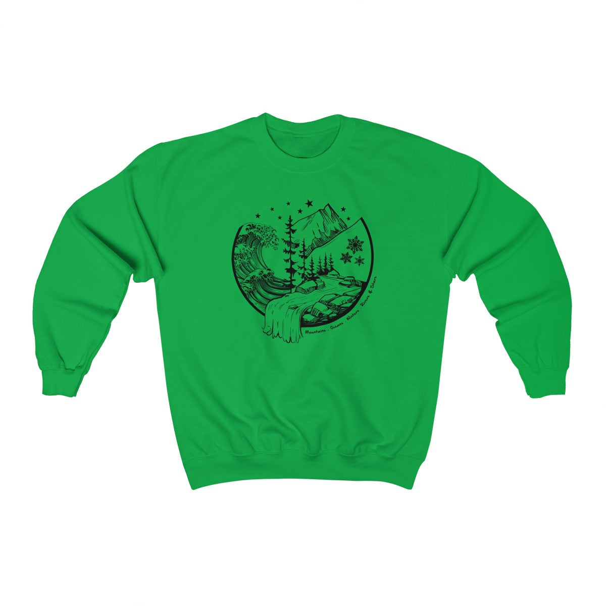 Mountains & Oceans Crewneck Sweatshirt