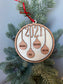 2021 Personalized Multi Layer Family Ornament