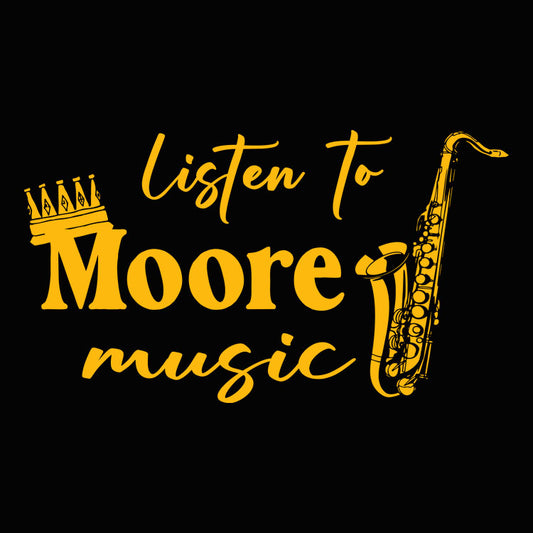 Moore Music (front and back design)