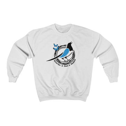 Black and Blue Bird Crewneck