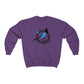 Black and Blue Bird Crewneck