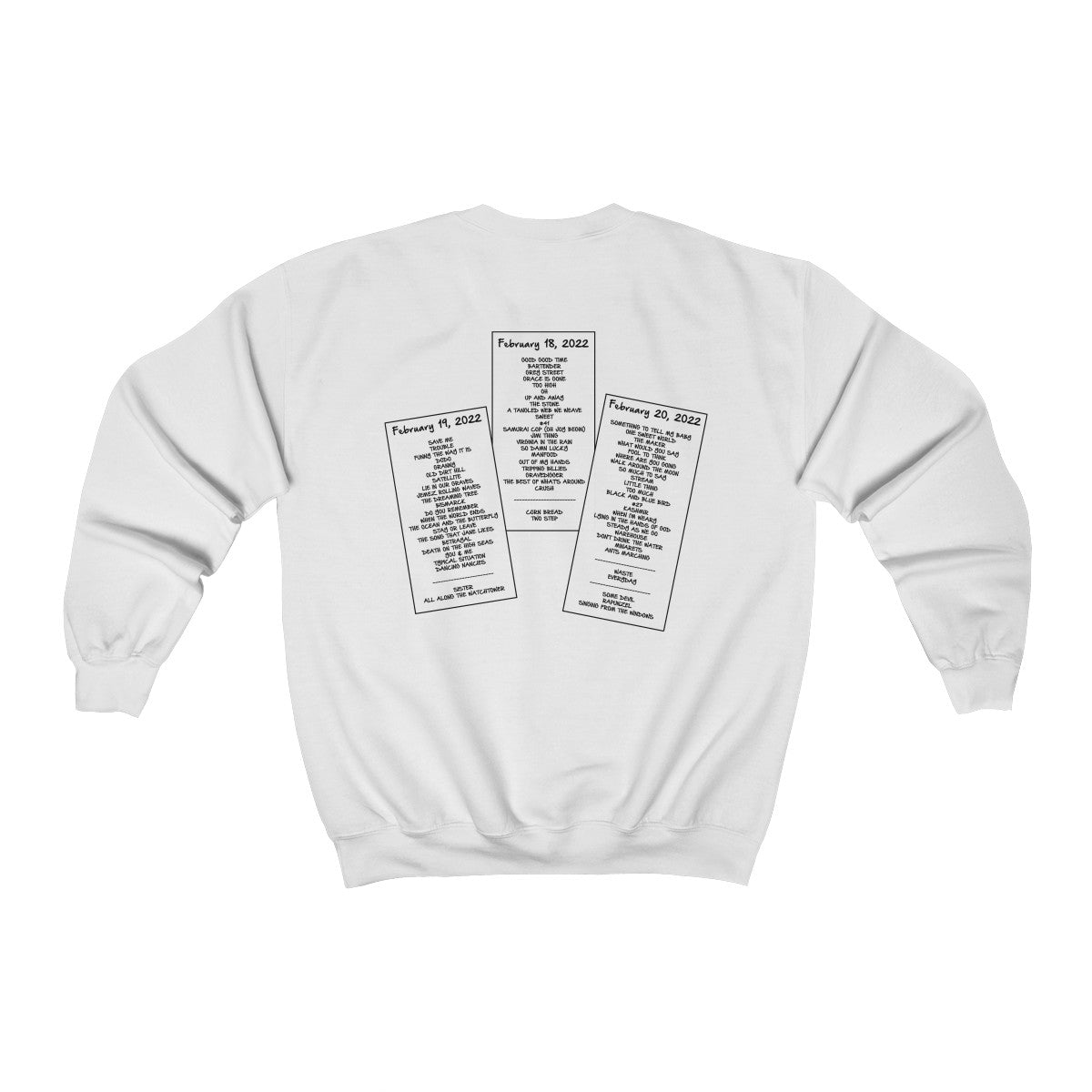 Moon Palace 2022 With Set List Crewneck