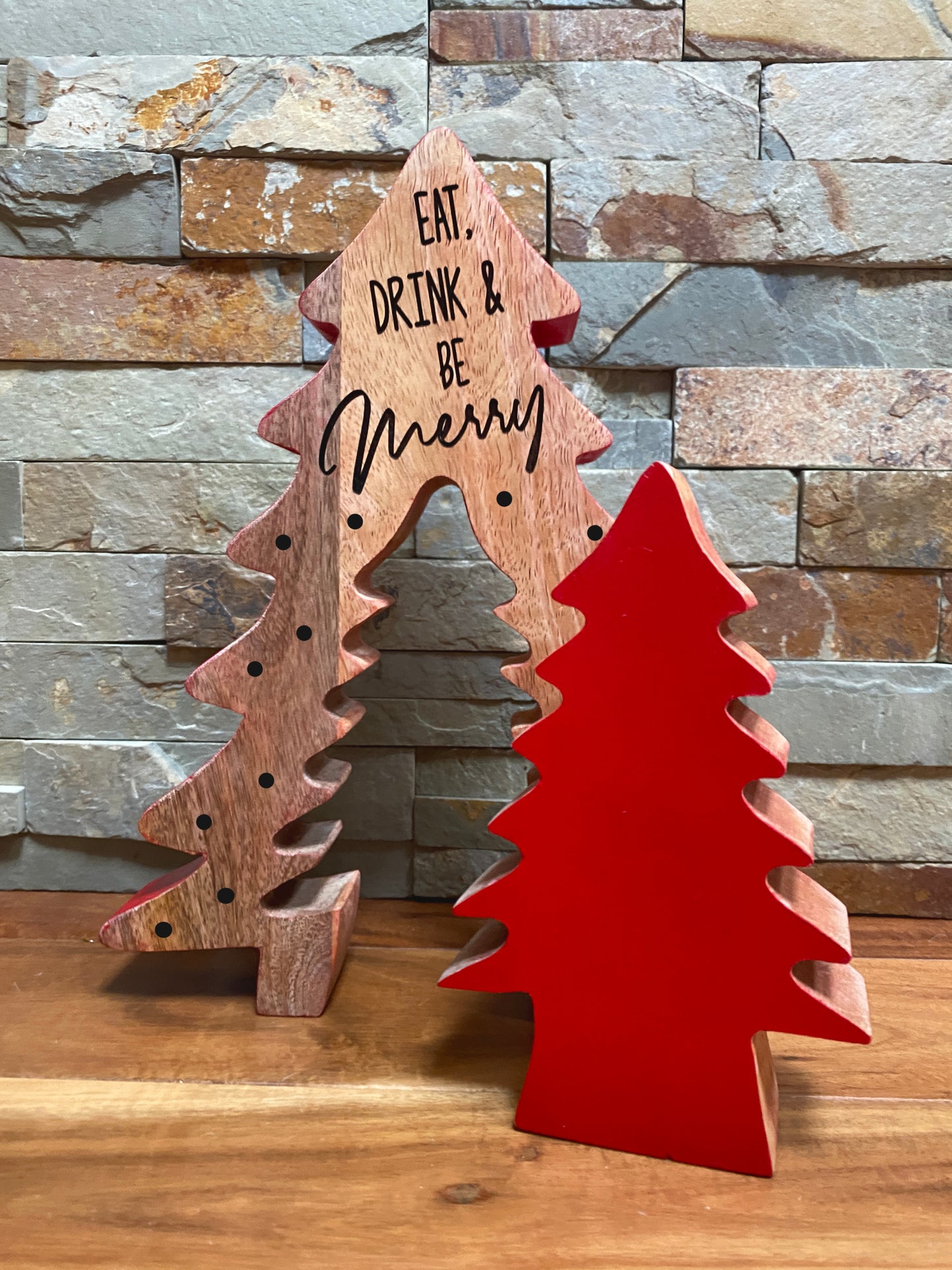 Personalized Hard Wood Nesting Trees