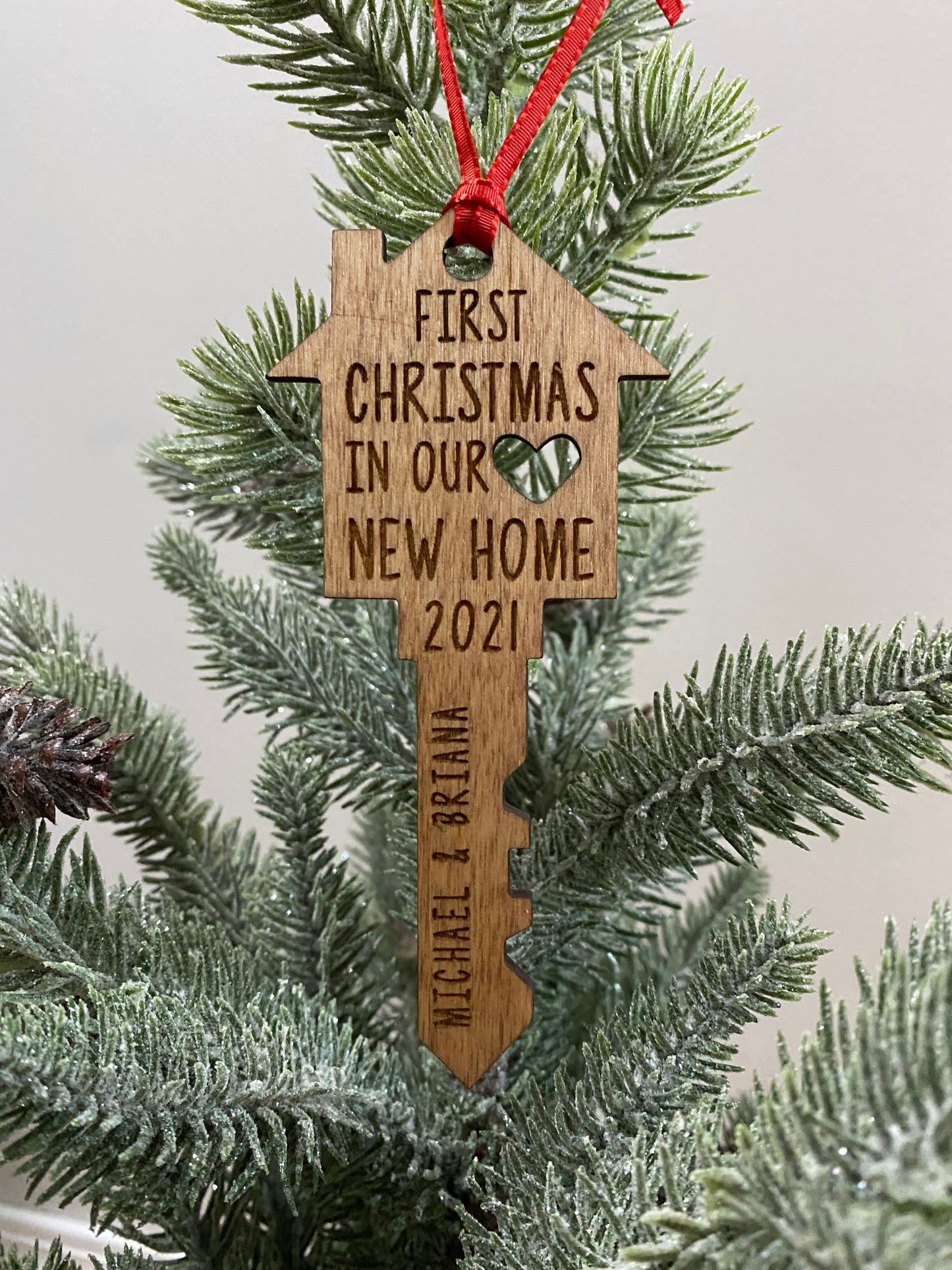 First Christmas In our New Home Personalized Ornament