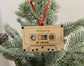 Spotify 80's Retro Cassette Tape Personalized Ornament