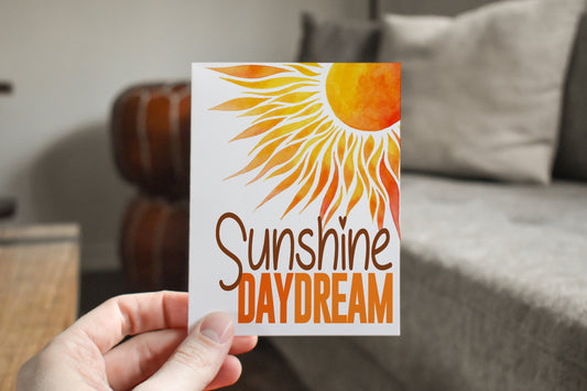 Sunshine Daydream Greeting Card