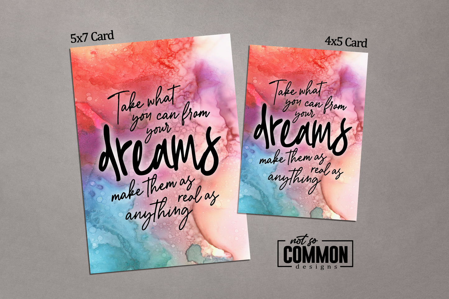 Take What You Can From Your Dreams Greeting Card