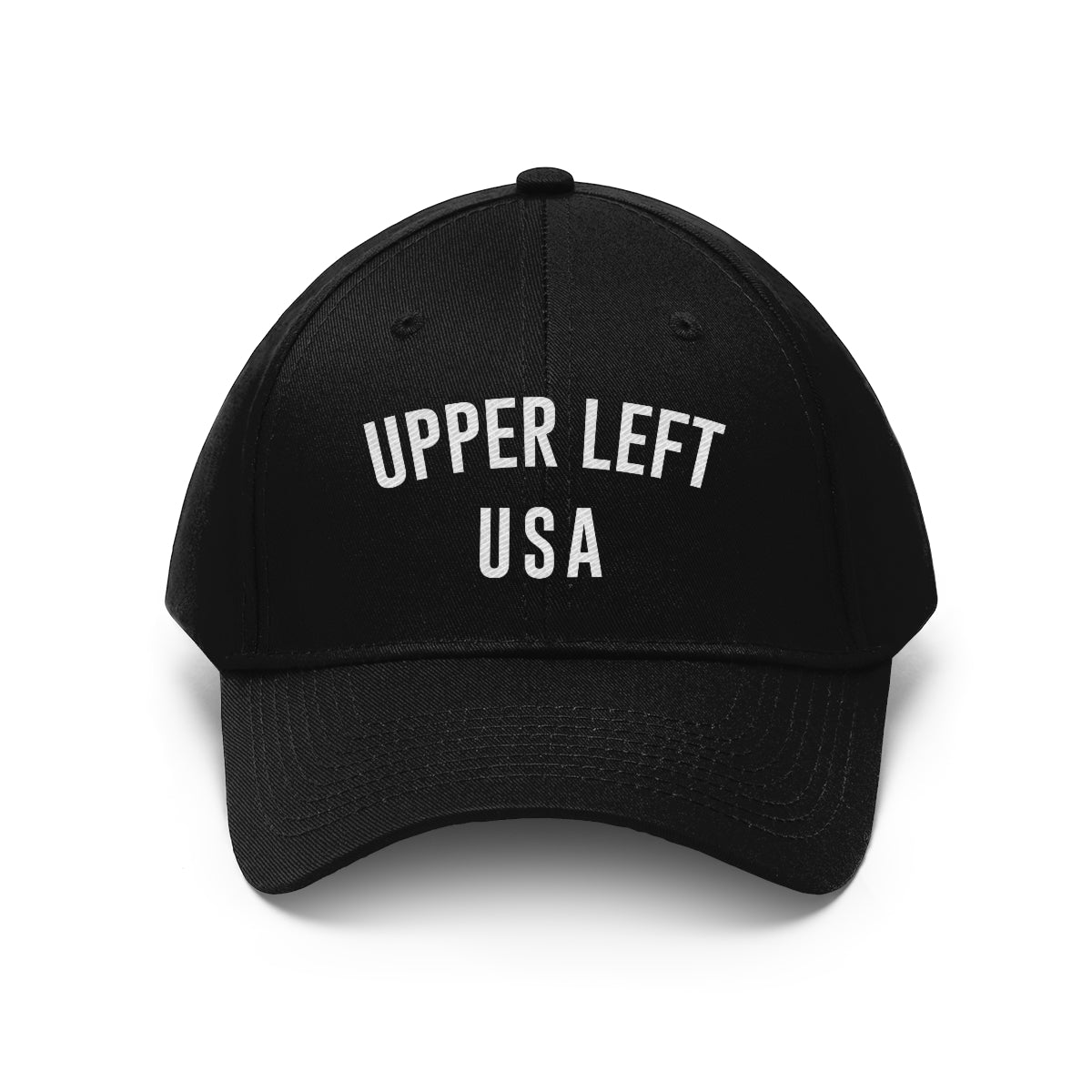 Embroidered Upper Left USA Ball Cap