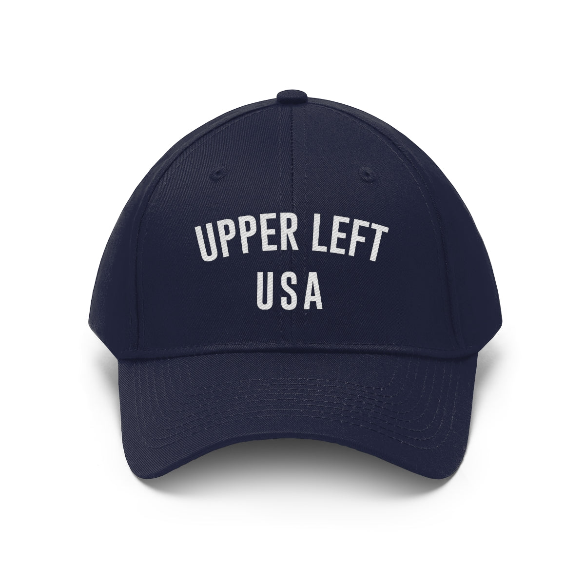 Embroidered Upper Left USA Ball Cap