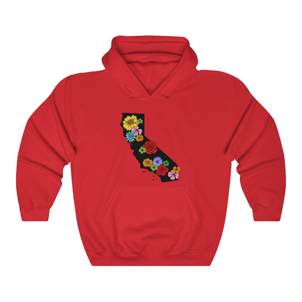 California Flowers Hoodie