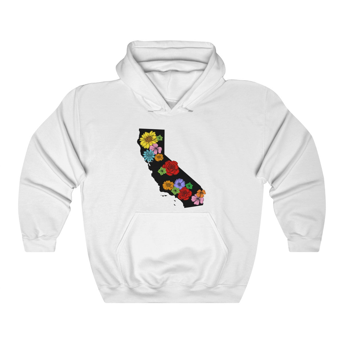 California Flowers Hoodie