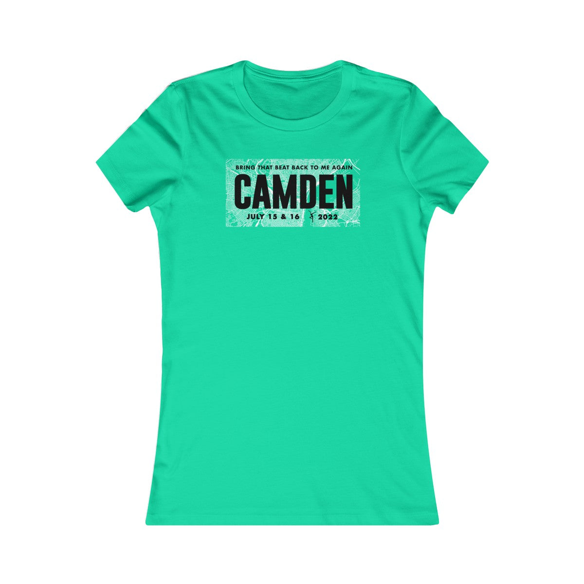 Camden Map 2022 Women's Cut W/ Set List