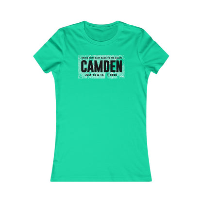 Camden Map 2022 Women's Cut W/ Set List