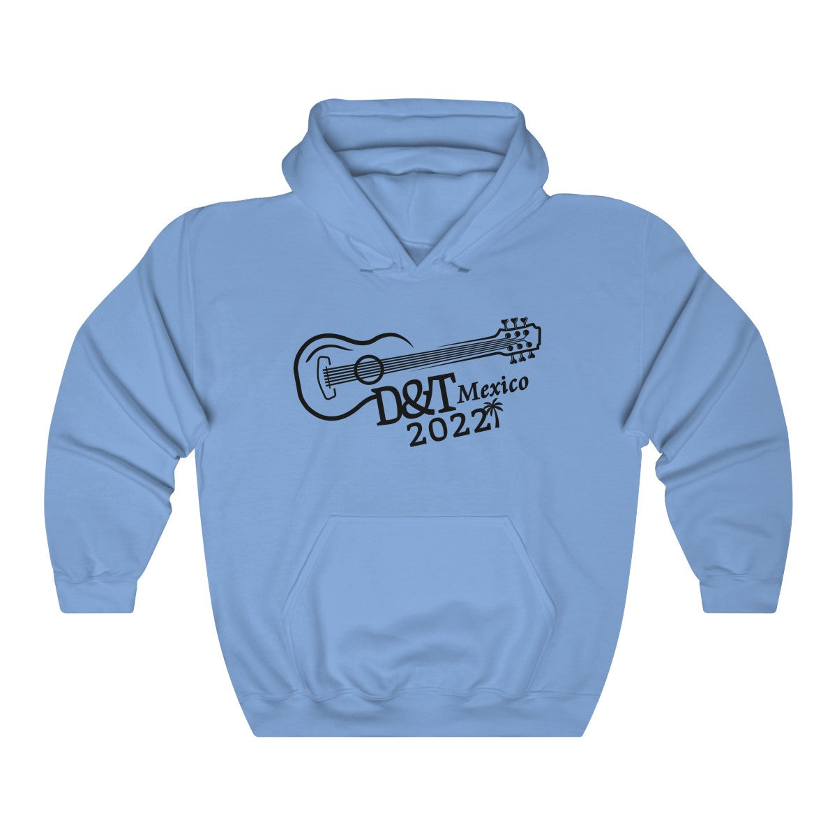 D and T in Mexico Guitar Design With Set List Hoodie