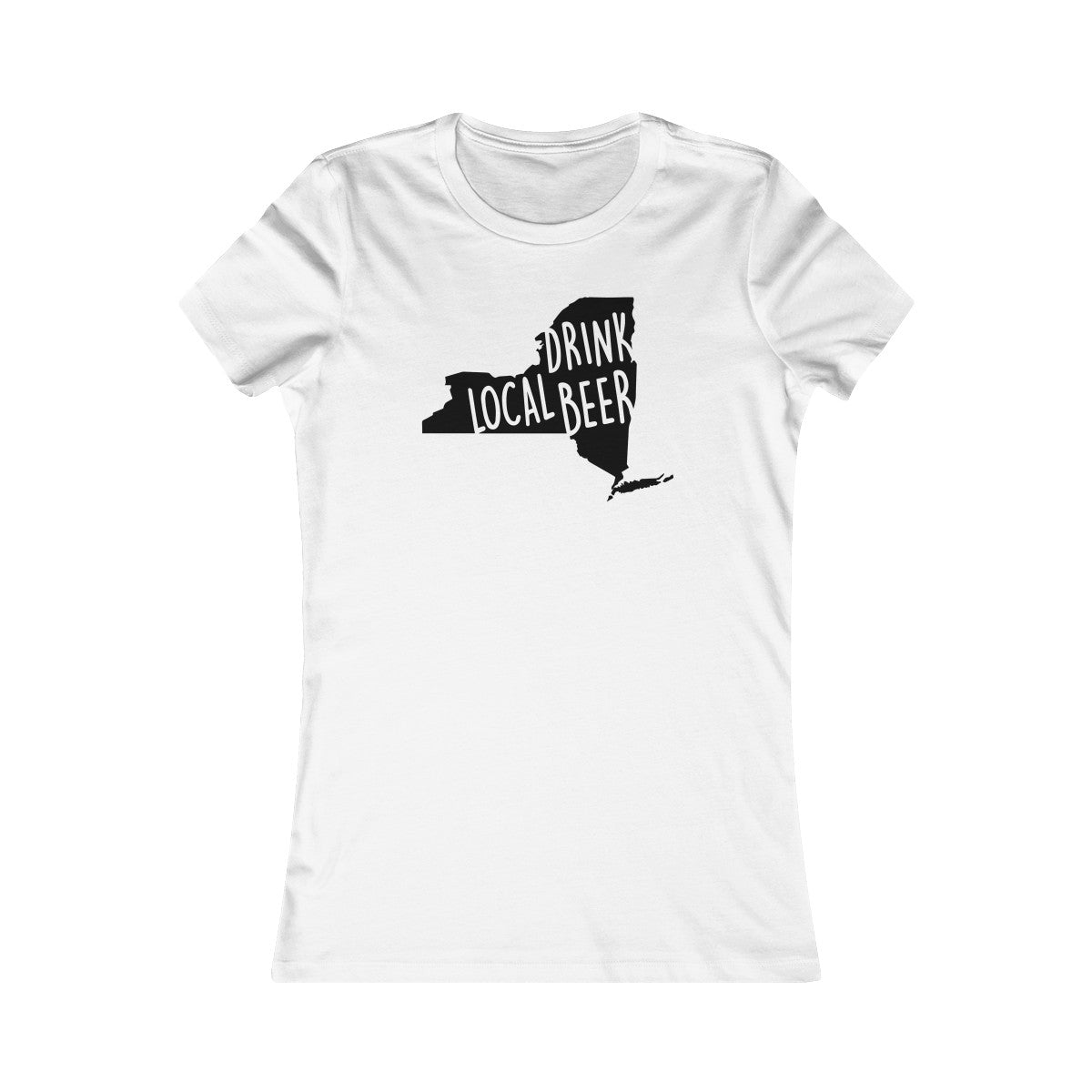 Drink Local Beer New York Women's Cut