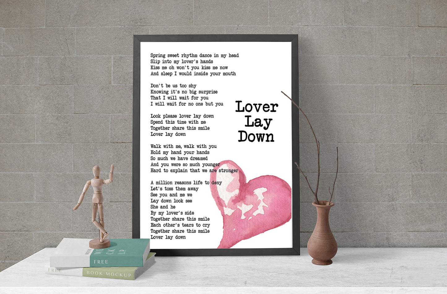 Lover Lay Down Art Print