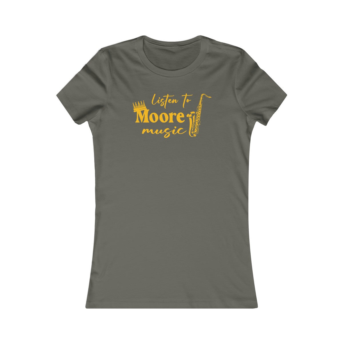 Moore Music Women's Cut (front and back design)