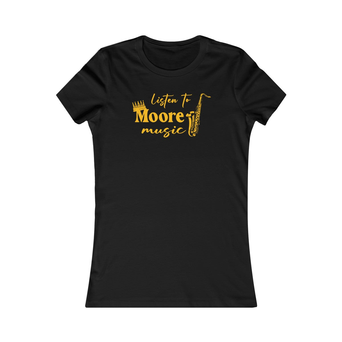 Moore Music Women's Cut (front and back design)