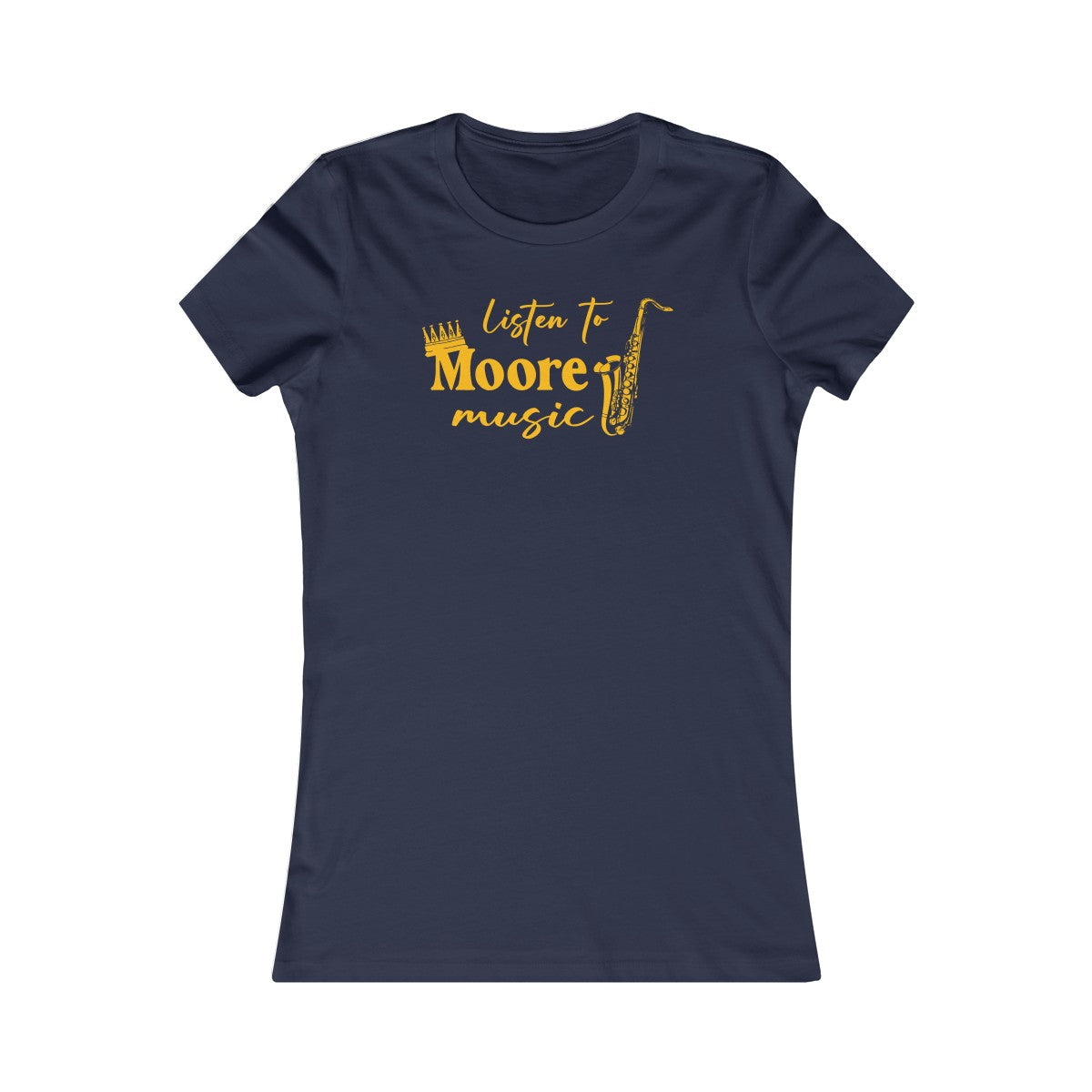 Moore Music Women's Cut (front and back design)