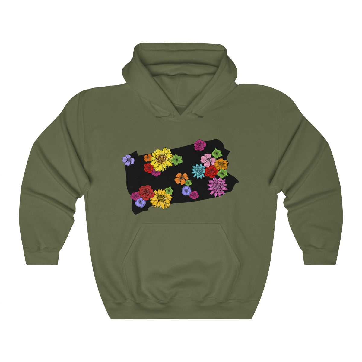 Pennsylvania Flowers Hoodie