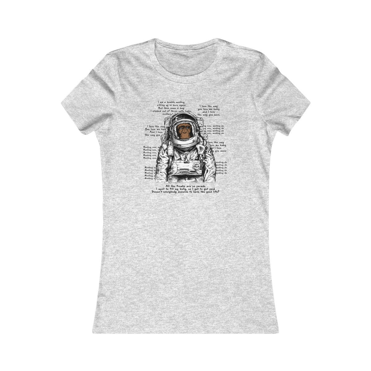 Proudest Monkey Spaceman Mashup Women's Cut