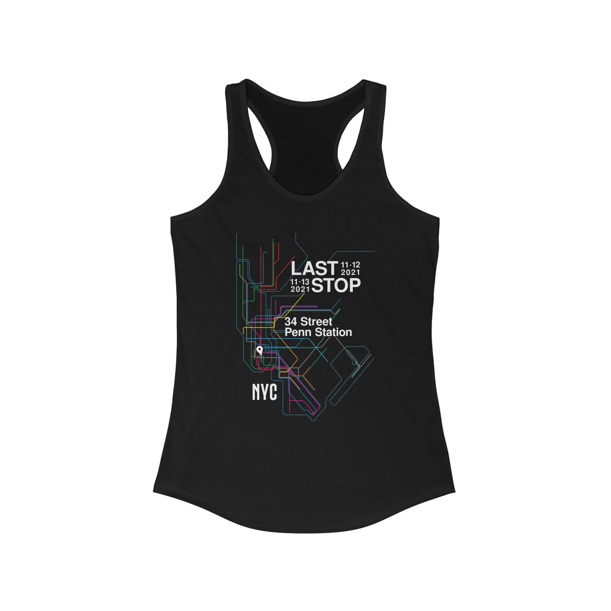 Subway Lines MSG 2021 Tank Top